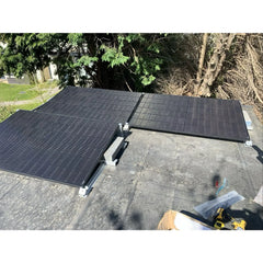 Easy-Plan Solar Panel Mounting With Ballast For Flat Roof. 10 Degrees Inclination Angle. Voltacon