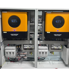 22kW Off-Grid Solar Control Cabinet Single Phase Plug & Play Inverter Charger UK