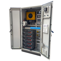 Voltacon 11kW Off Grid Power Cabinet 24kWh Pylontech Battery Storage BESS