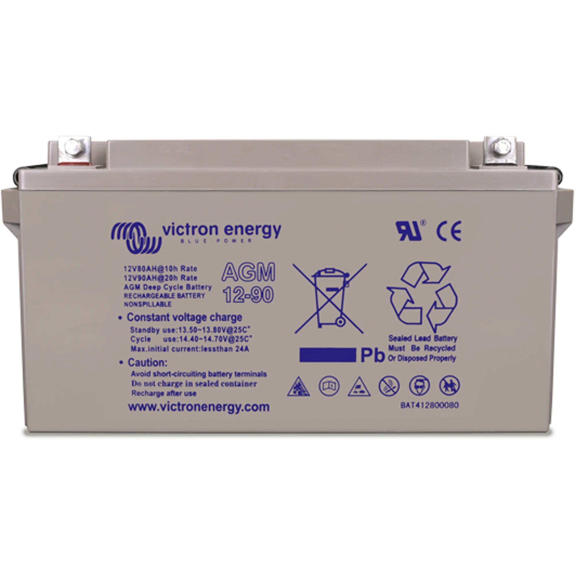 VoltaconSolar - BAT412124081 - 12V/240Ah AGM Deep Cycle Batt. (M8)