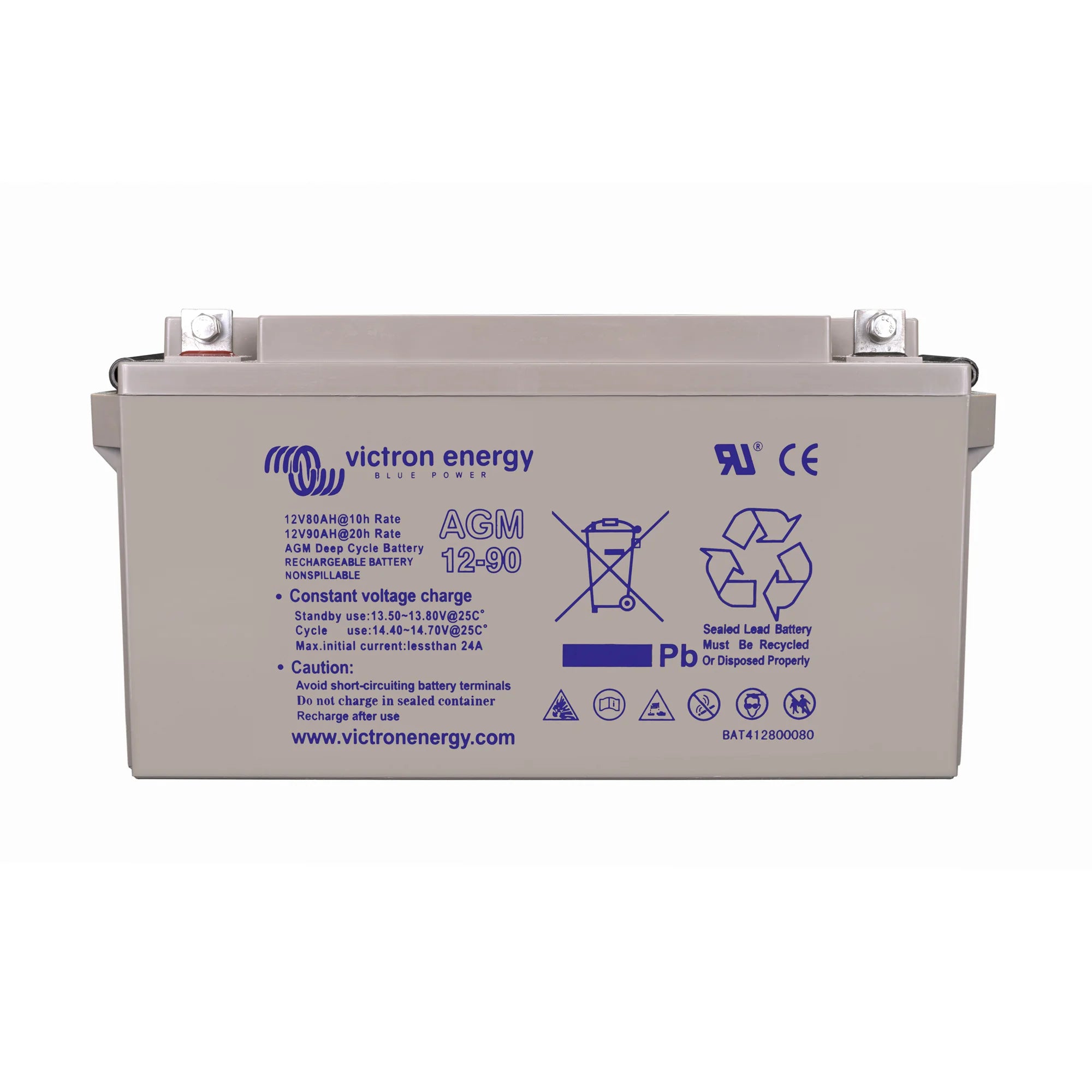 VoltaconSolar - BAT412800084 - 12V/90Ah AGM Deep Cycle Batt.