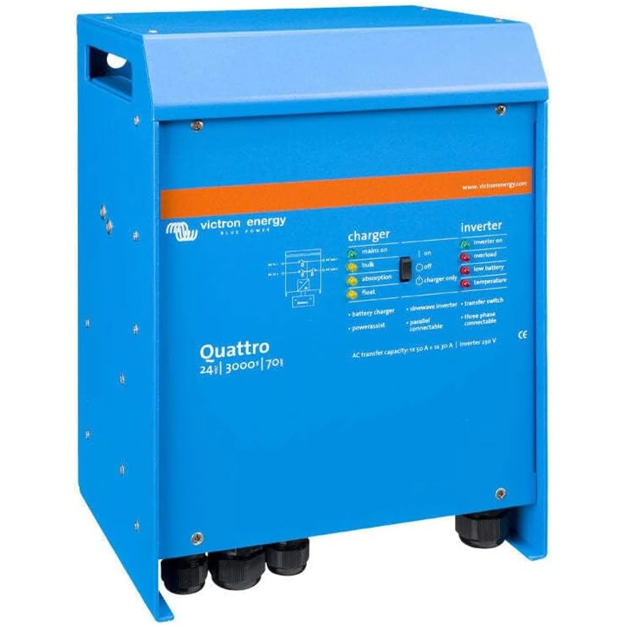 VoltaconSolar - QUA243020010 - Quattro 24/3000/70-50/50 230V VE.Bus