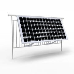 Adjustable Tilt Balcony Fence Mounting For Solar Panels Complete Kit 15-30Deg Voltacon