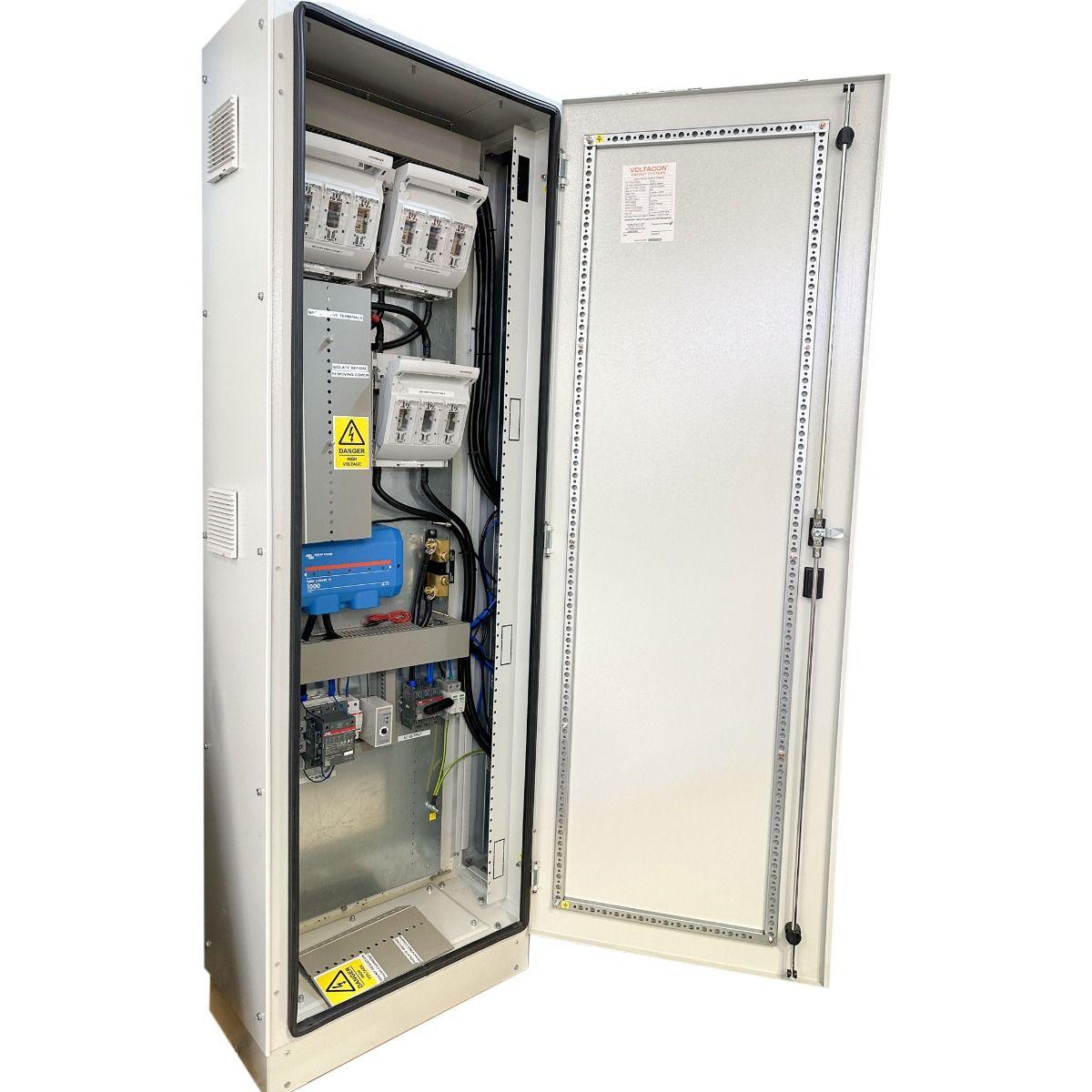 33kW Silent Power Cabinet Floor Mounted Off-Grid 230V/400VAC Single/Three Phase - VoltaconSolar