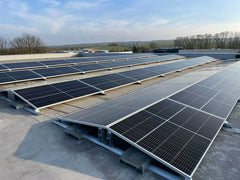 Easy-Plan Solar Panel Mounting With Ballast For Flat Roof. 10 Degrees Inclination Angle. Voltacon