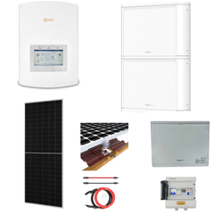 6kW Hybrid Solar Power Kit With Battery Storage Pelio 10kWh JA Solar Panels