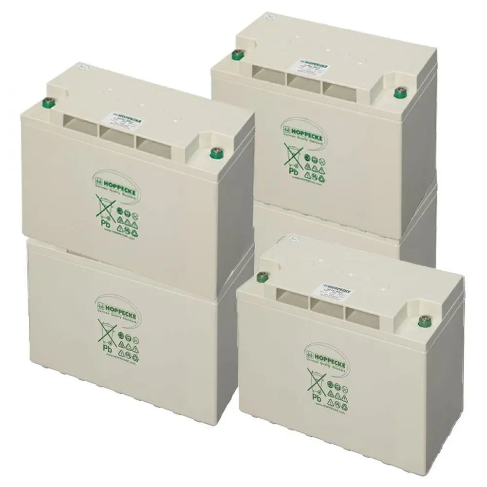 Gel Battery (AGM) Bank 11kWh 48V. 250Ah 8pcs 6V Cells - VoltaconSolar