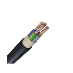 Helukabel 5-core 25mm², 4AWG Black AC Cable 0.6/1kV Three Phase NYY-J Helukabel