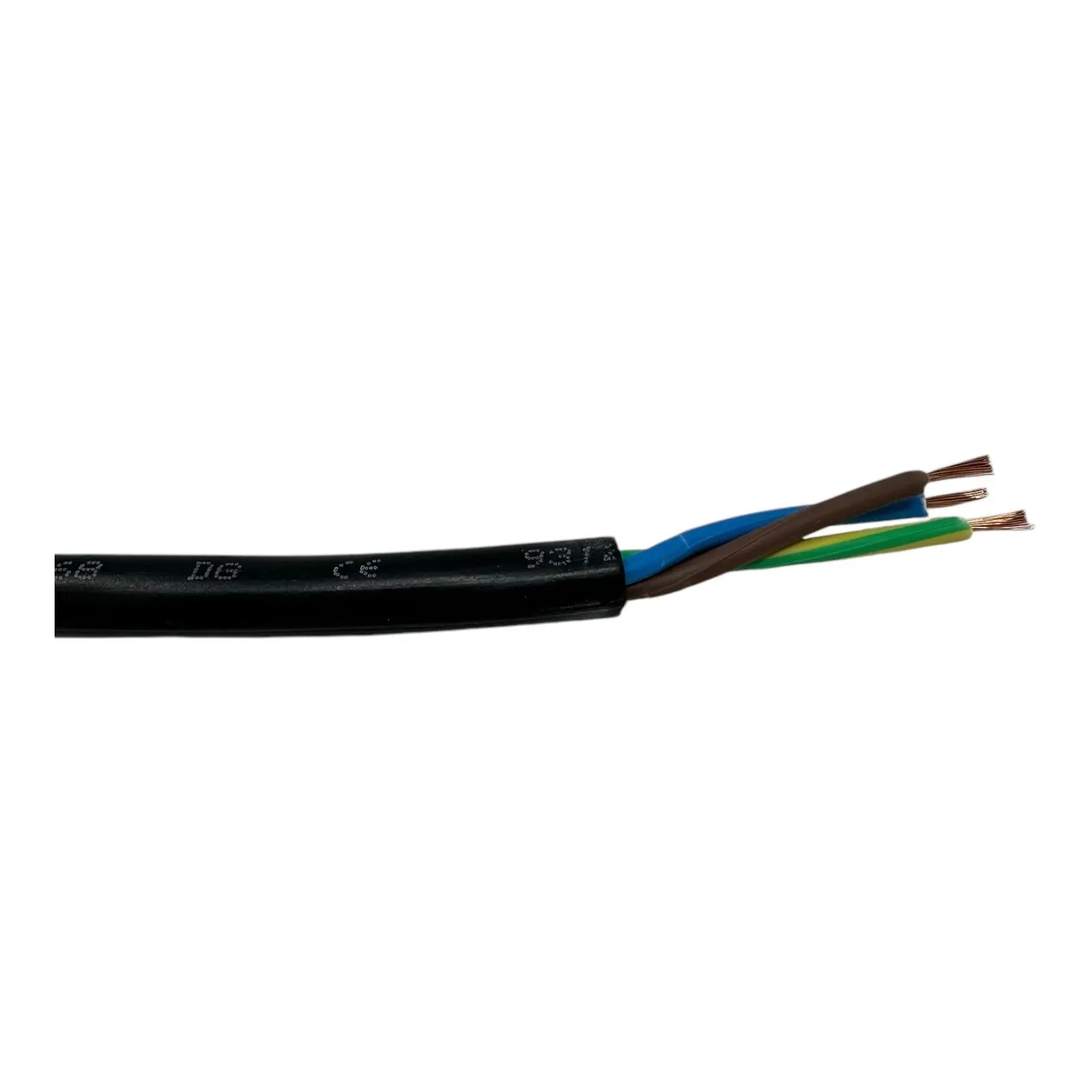 Helukabel H07RN-F 3 Core 1mm², Black AC Cable 0.6/1kV Inverter Cable Helukabel