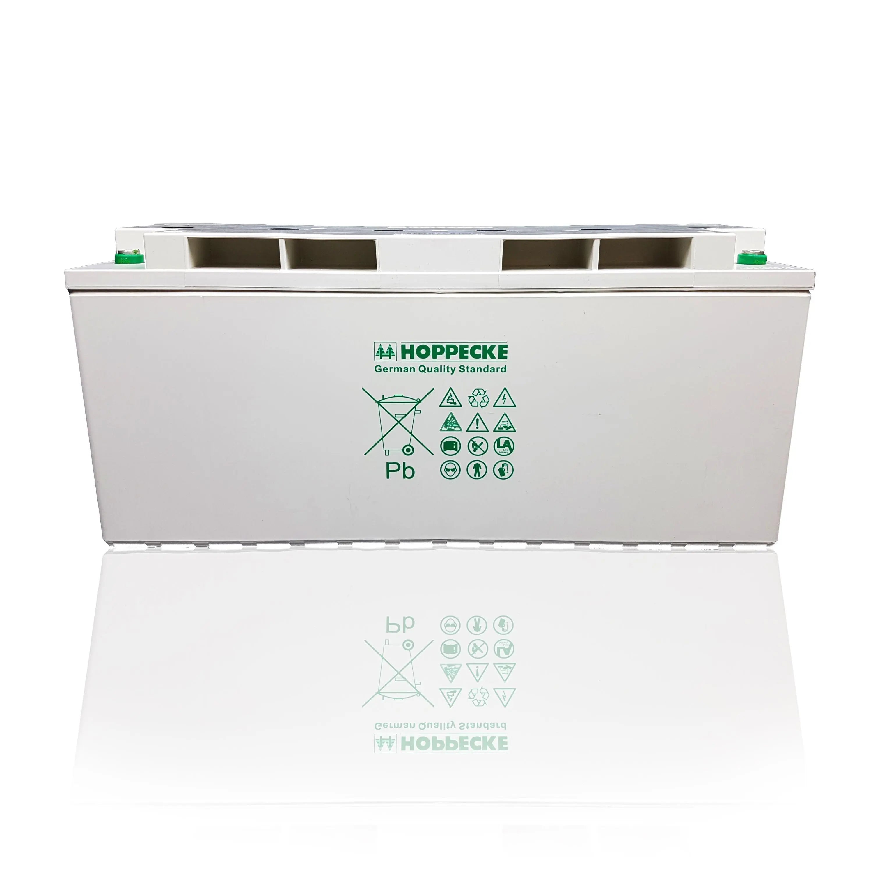 Hoppecke AGM Battery 150Ah 12V. Solar Deep Cycle - VoltaconSolar