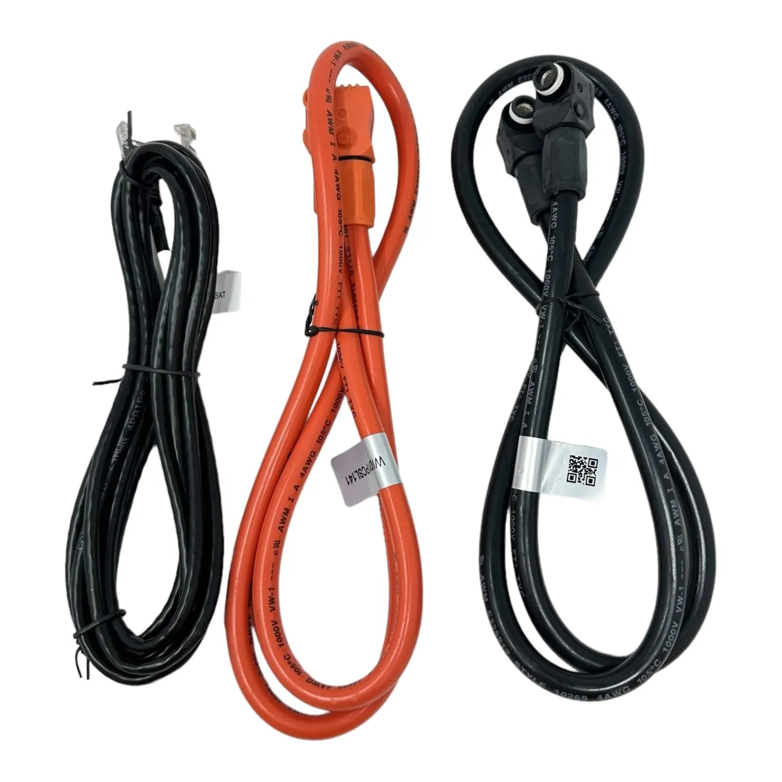 Long Power Cables For Lithium Batteries 1500mm Male/female, Red/Black US5000 US2000 Pylontech