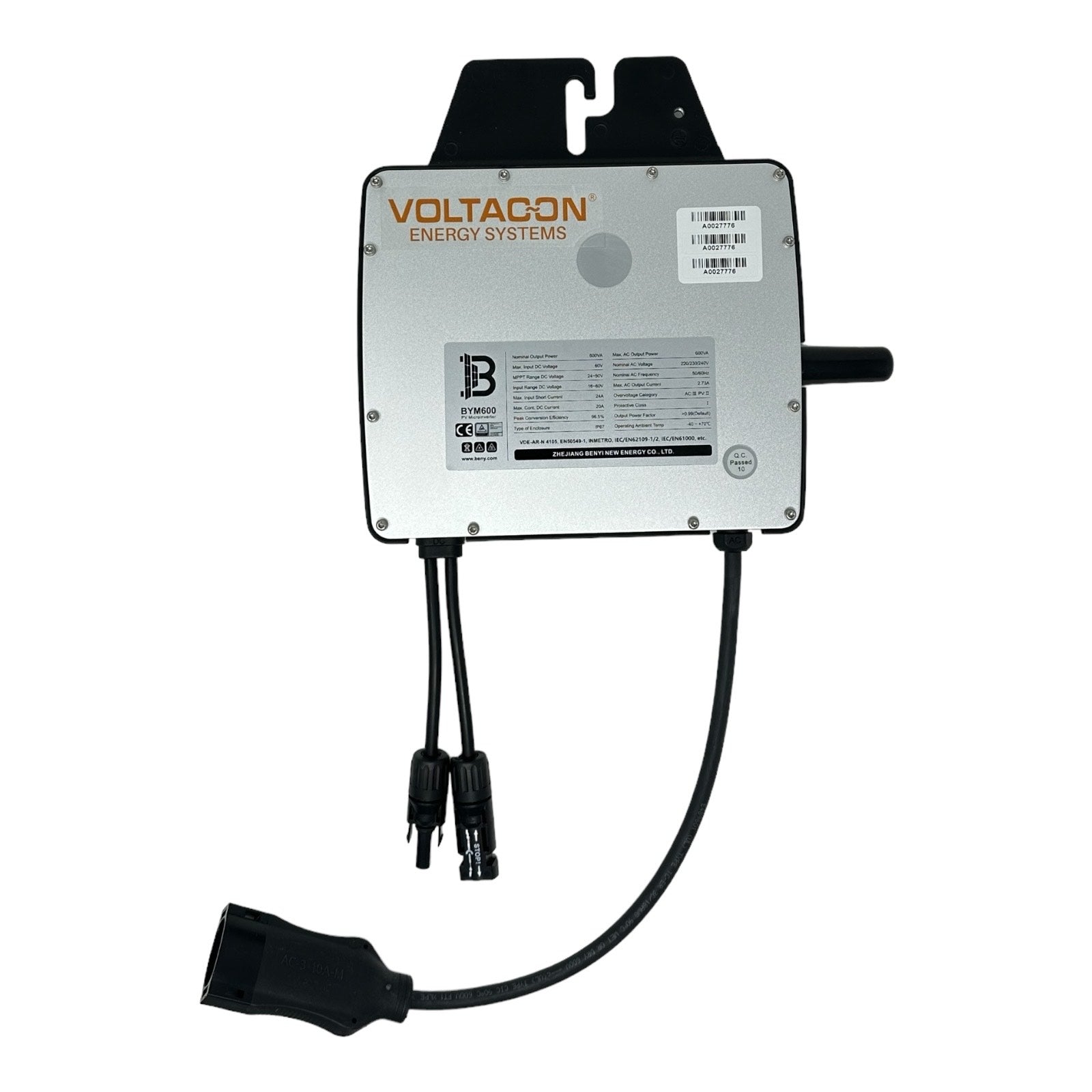 Voltacon MicroInverter VMI 600W Grid 230Vac Single MPPT WIFI - G98