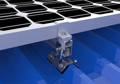 Perfect-fit Trapezoidal Metal Roof Solar Panel Mounting Bracket - Adjustable Voltacon