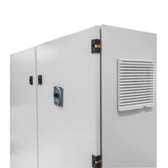 Silent Power Solar Off-Grid Control Cabinet 22kW 4x MPPT Chargers 24kW Voltacon