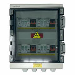 Solar Panel PV Combiner Box 600V 4Ways In 4Ways Out - Surge Protection Voltacon