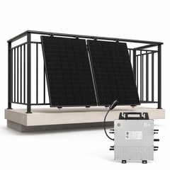 Solar Panel 930W Balcony Solar Kit 1000W Microinverter Plug In UK