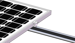 Adjustable Middle Clamp 30-45mm For Solar Panel Mounting Rails