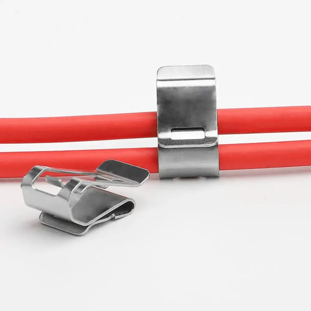 Universal Stainless Steel Frame Clips for Solar Cable Management 4mm/6mm Voltacon