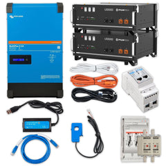 Victron Multiplus-II GX 5kVA AC Charger Full Kit 2x US5000 Pylontech Batteries Voltacon