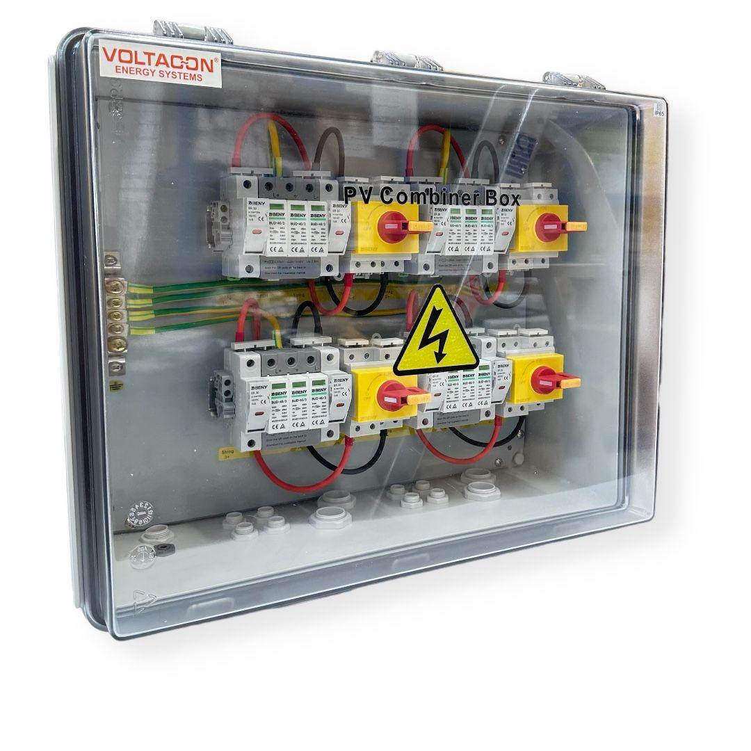 PV Combiner DC Switch Box 4-way Input 4-way Output - VoltaconSolar