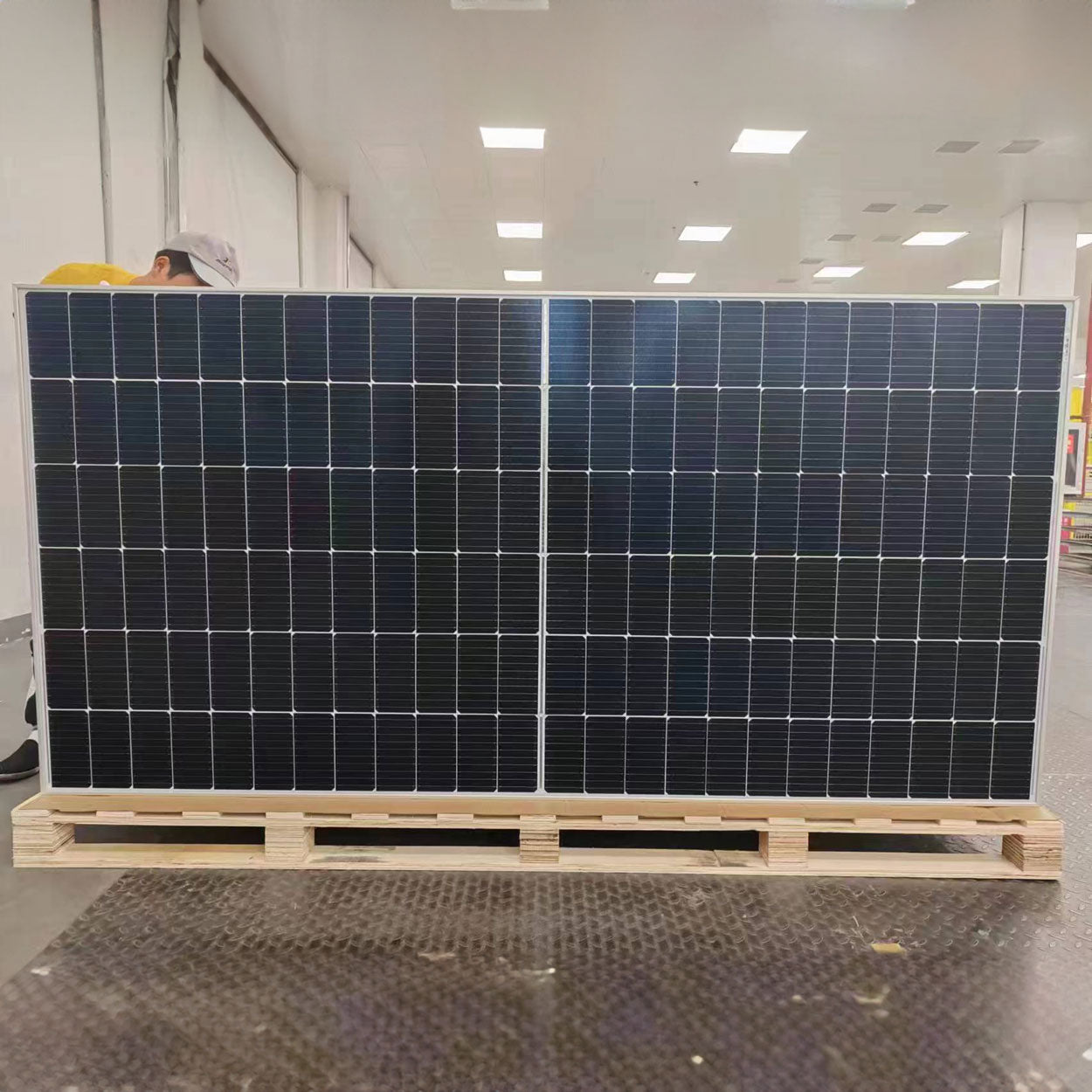Renesola Bifacial Double Sided 550W Front and 115W Back Half Cut Monocrystalline