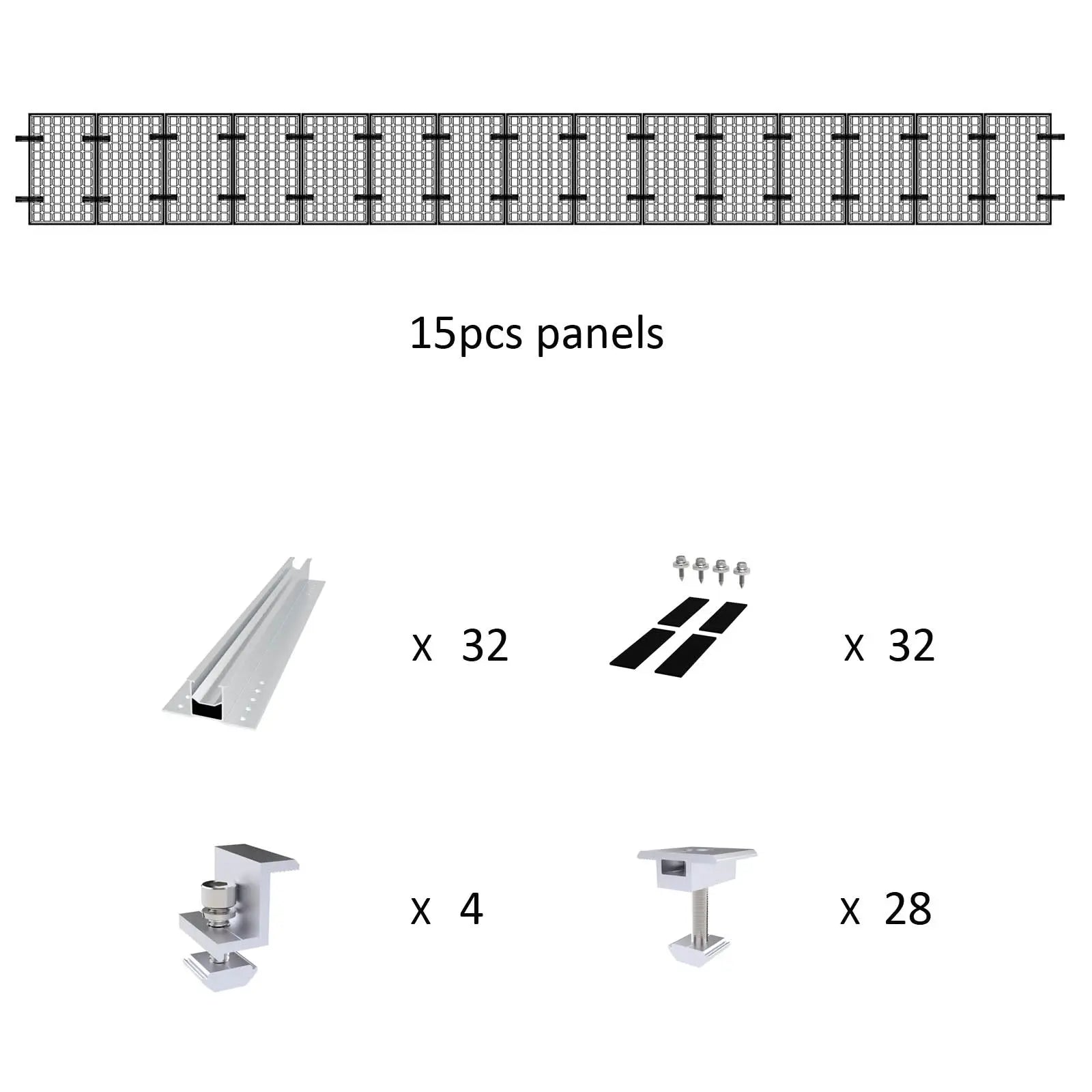 Solar Panel Ultimate Rail-less Mounting For Trapezoidal & Corrugate Metal Roof Voltacon