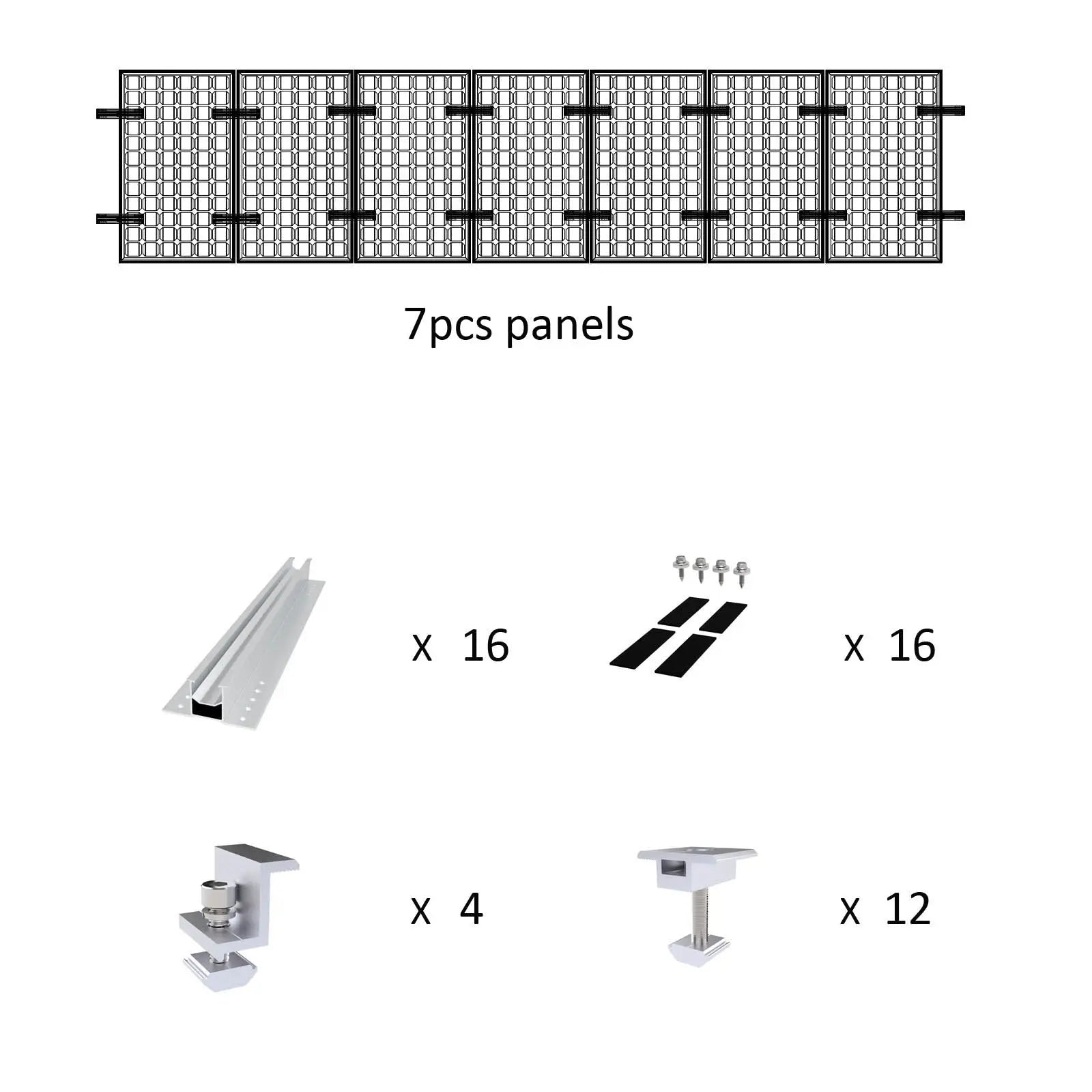 Solar Panel Ultimate Rail-less Mounting For Trapezoidal & Corrugate Metal Roof Voltacon