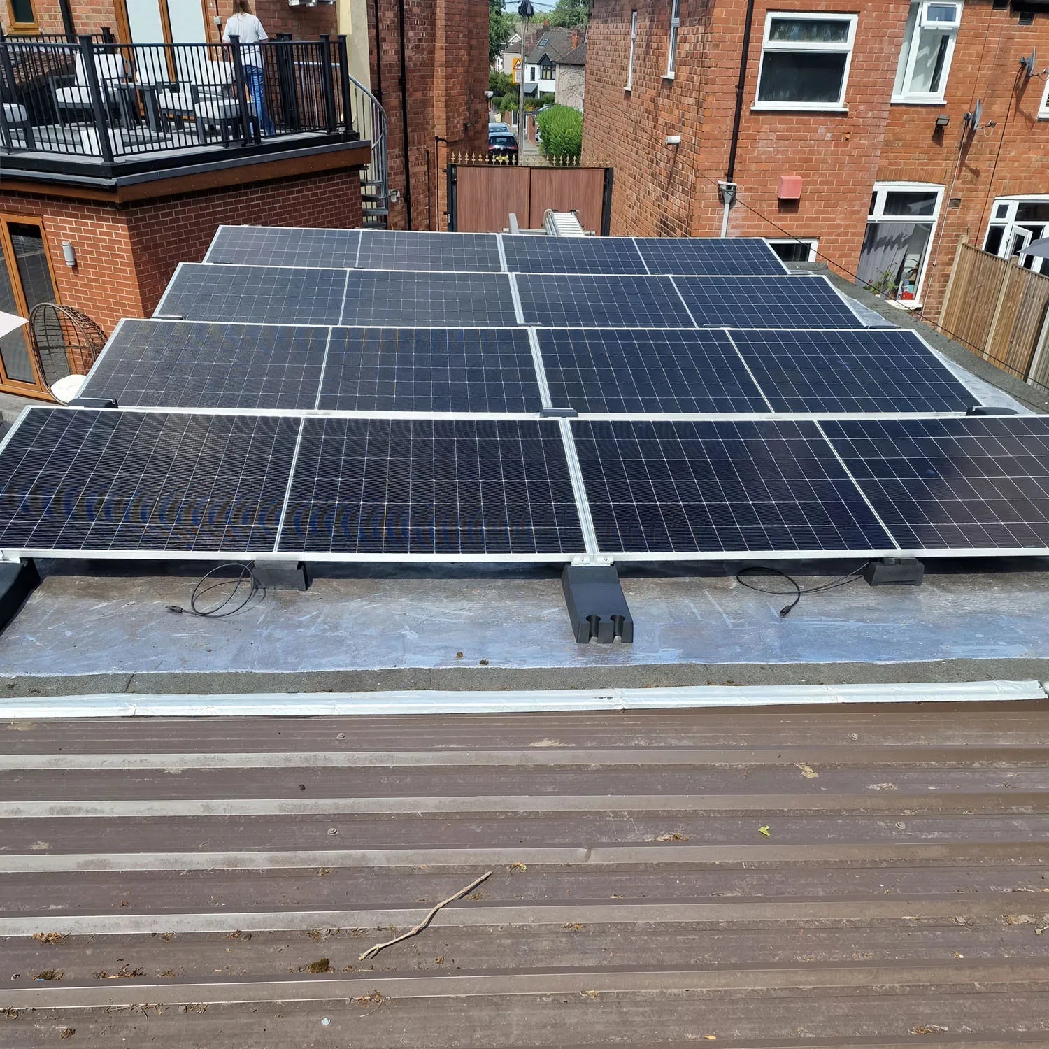 Gaia 10-Degrees Rubber Self-Ballasted Mounting System for Solar