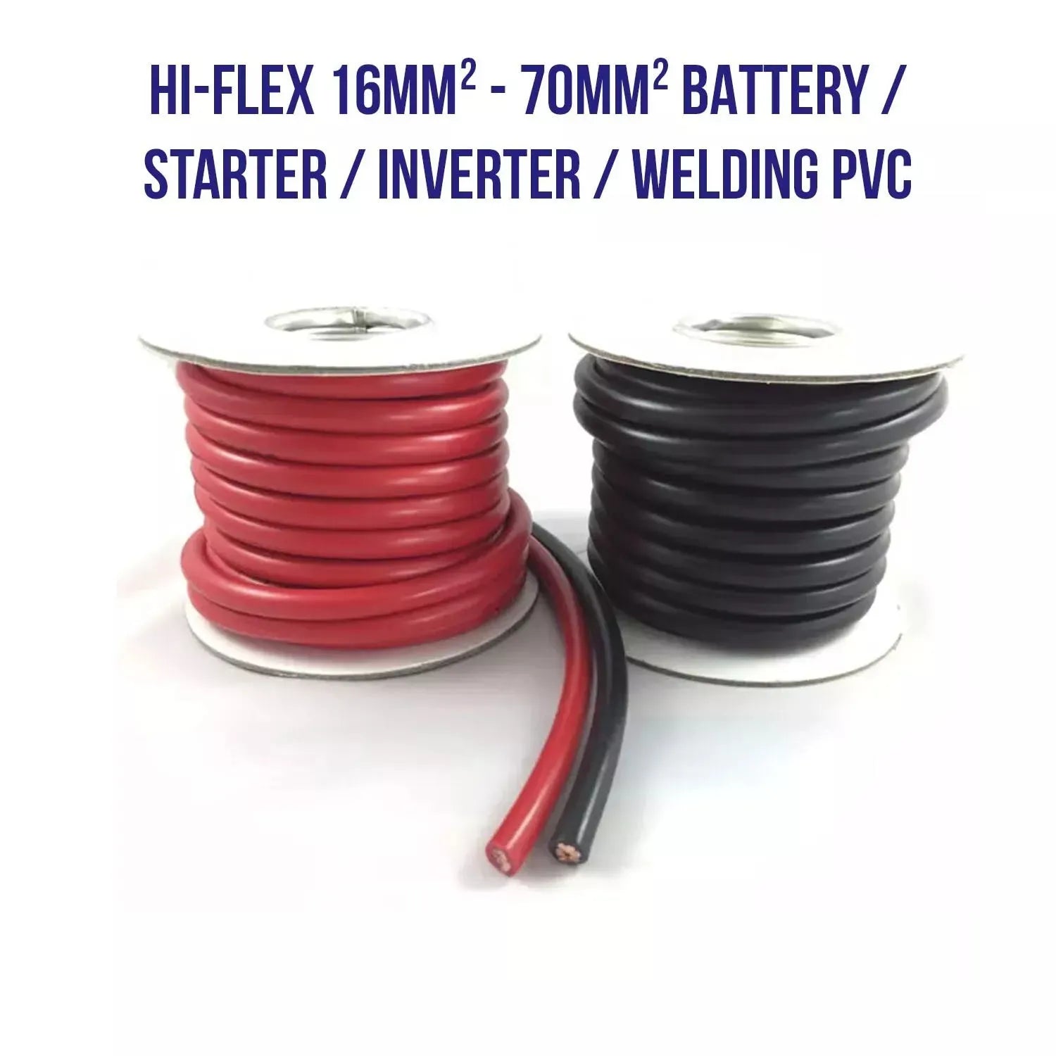 High-Flex Battery, Starter, Inverter & Welding PVC Cable - 16mm² to 70mm²