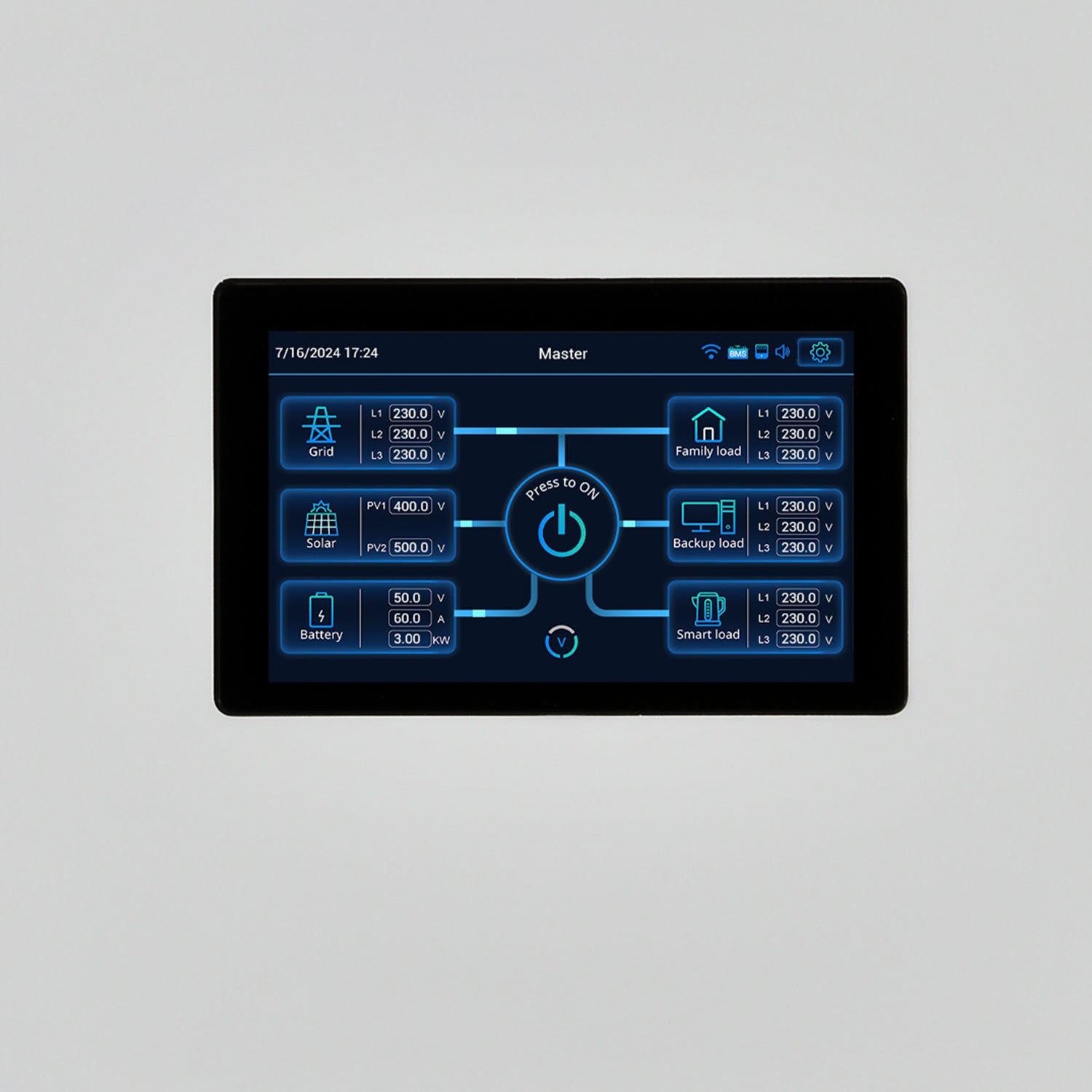 Conversol 10kW Hybrid Solar Inverter 3-Phase Dual AC In/Out IP65