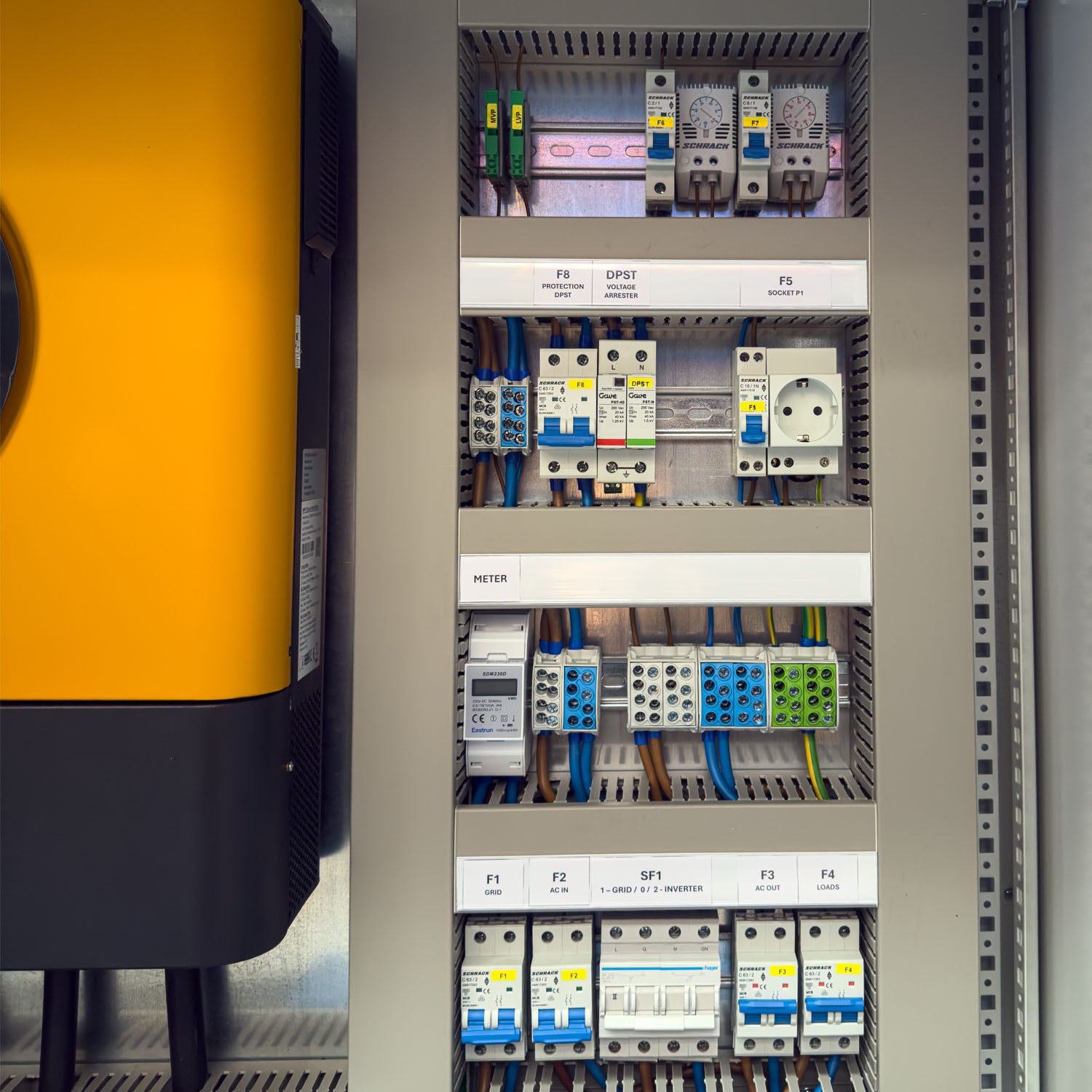 Voltacon 11kW Off Grid Power Cabinet 24kWh Pylontech Battery Storage BESS