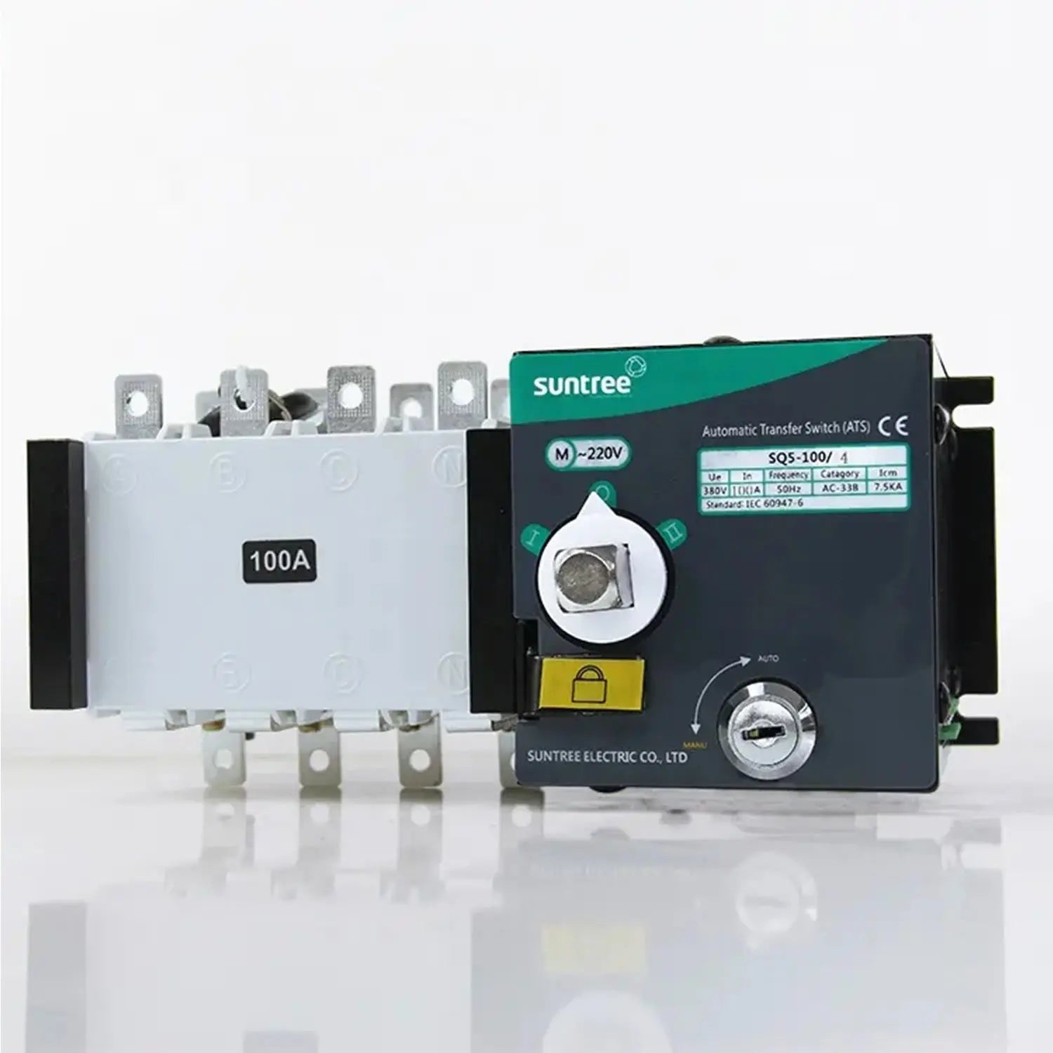 Automatic ATS Transfer Switch 100A 4-Pole Solar Inverters / Back Up 3 ...