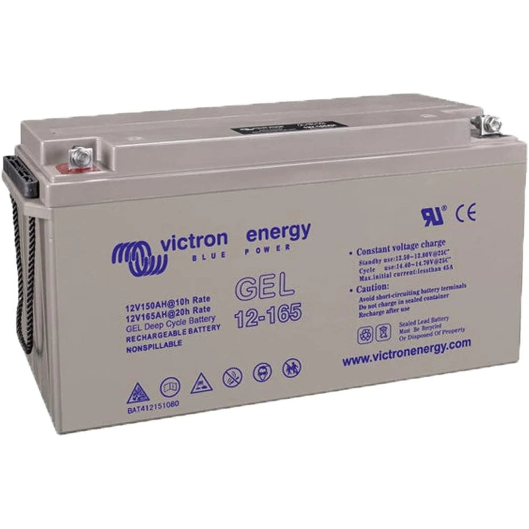 VoltaconSolar - BAT412151104 - 12V/165Ah Gel Deep Cycle Batt.