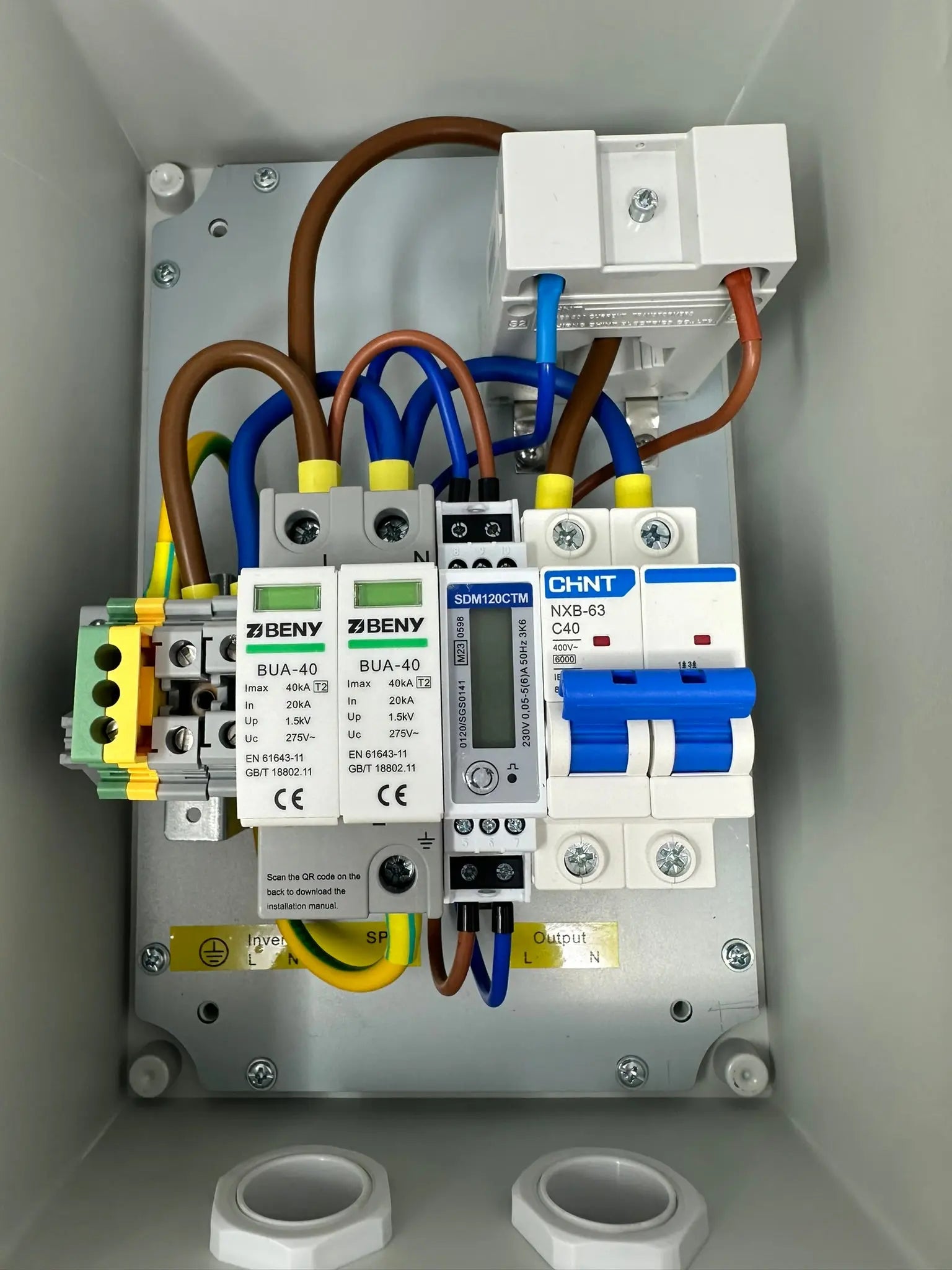 AC Combiner Box For 8kW And 11kW Solar Inverters AC Output 240Vac With ...