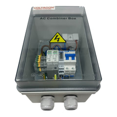 AC Combiner Box For 8kW And 11kW Solar Inverters AC Output 240Vac With Meter