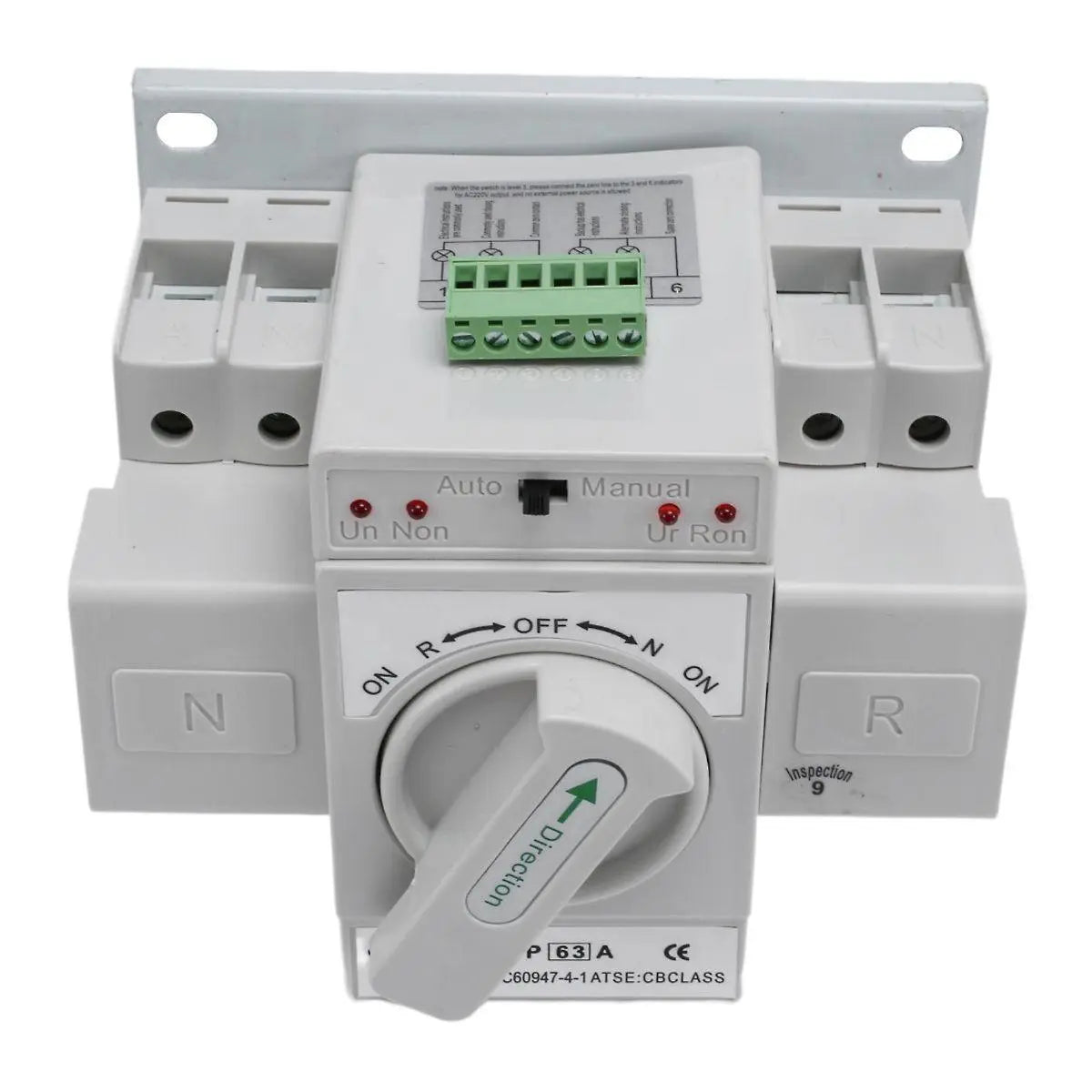 Automatic ATS Transfer Switch 63A 2 Pole Solar PV Inverters – VoltaconSolar