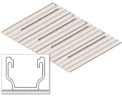 U-Shape Aluminium Rail 130cm Solar PV Mounting