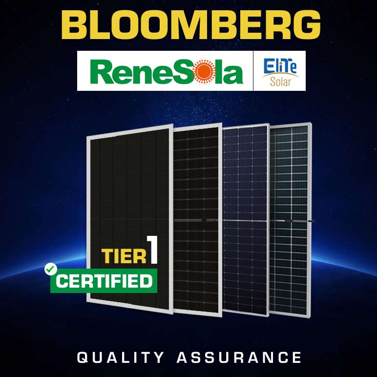 Renesola Bifacial Double Sided 550W (Max 665W) Pallet of 36