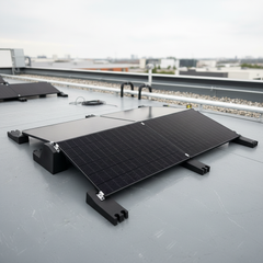 Gaia 10-Degrees Rubber Self-Ballasted Mounting System for Solar Panels East-West
