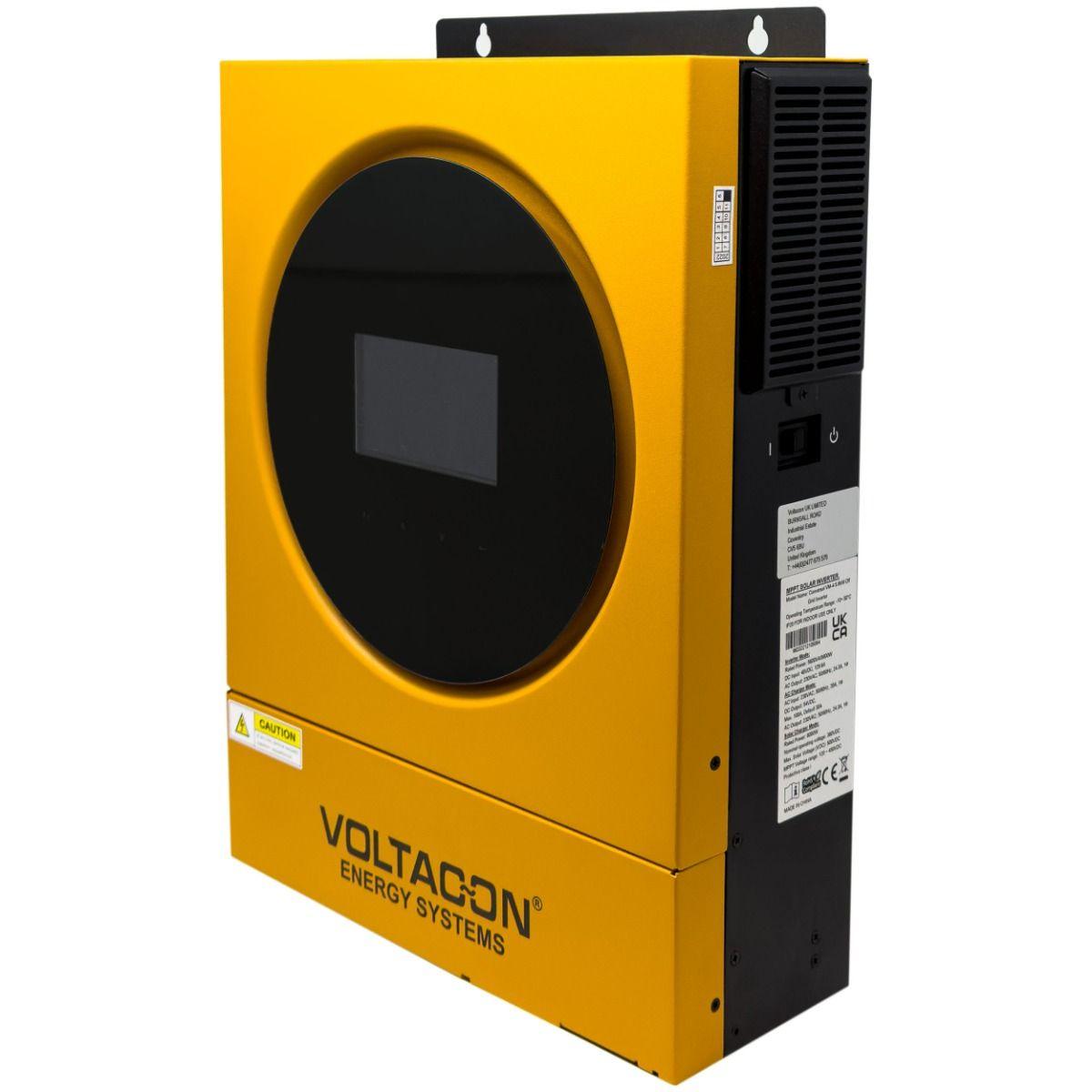 Conversol VM 4 Off Grid Solar Inverter Charger 48V 5.6kW. MPPT 6kW. BMS, Bluetooth & Wi-Fi, RGB Light - VoltaconSolar