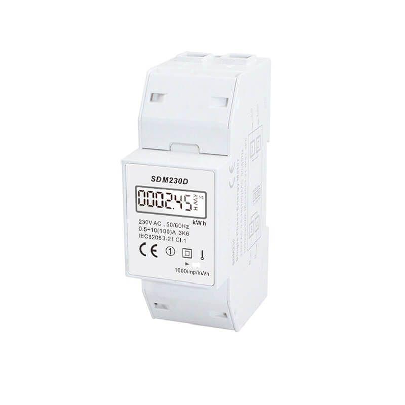 EASTRON SINGLE-PHASE TWO MODULE DIN RAIL METERS - SDM230-D - VoltaconSolar