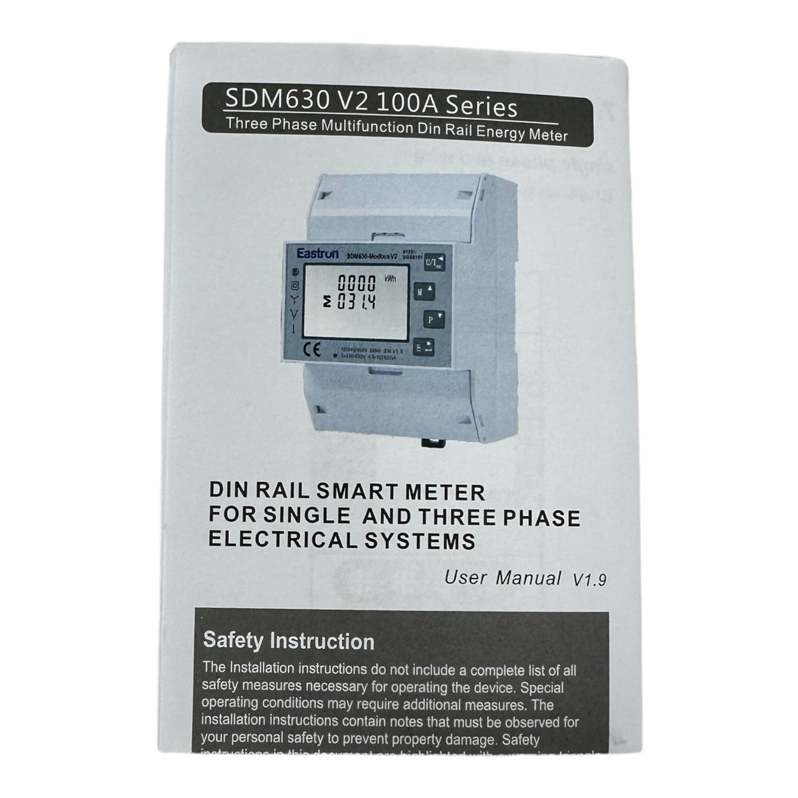 Eastron Smart Energy Meter SDM630-V2 Three Phase & Single Phase Modbus 2