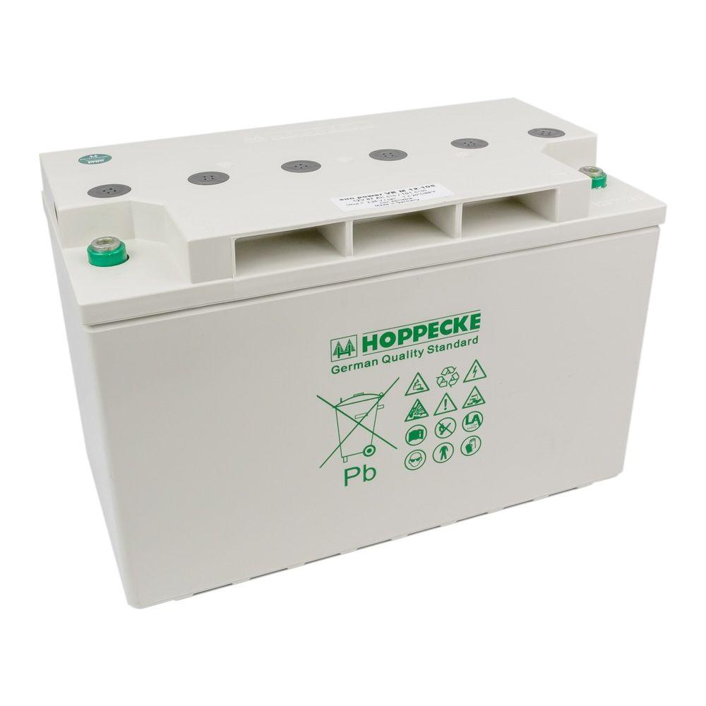 Hoppecke AGM Battery 105Ah 12V. Solar Deep Cycle - VoltaconSolar