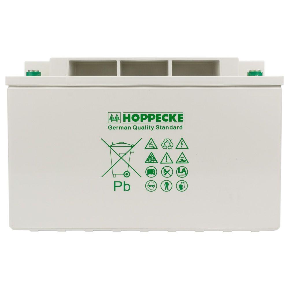 Hoppecke AGM Battery 105Ah 12V. Solar Deep Cycle - VoltaconSolar