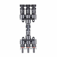 MC4 Branch Connector For Parallel Solar Panels 3-way In 1-way Out Multibranch - VoltaconSolar