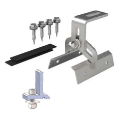 Perfect-fit Trapezoidal Metal Roof Solar Panel Mounting Bracket - Adjustable