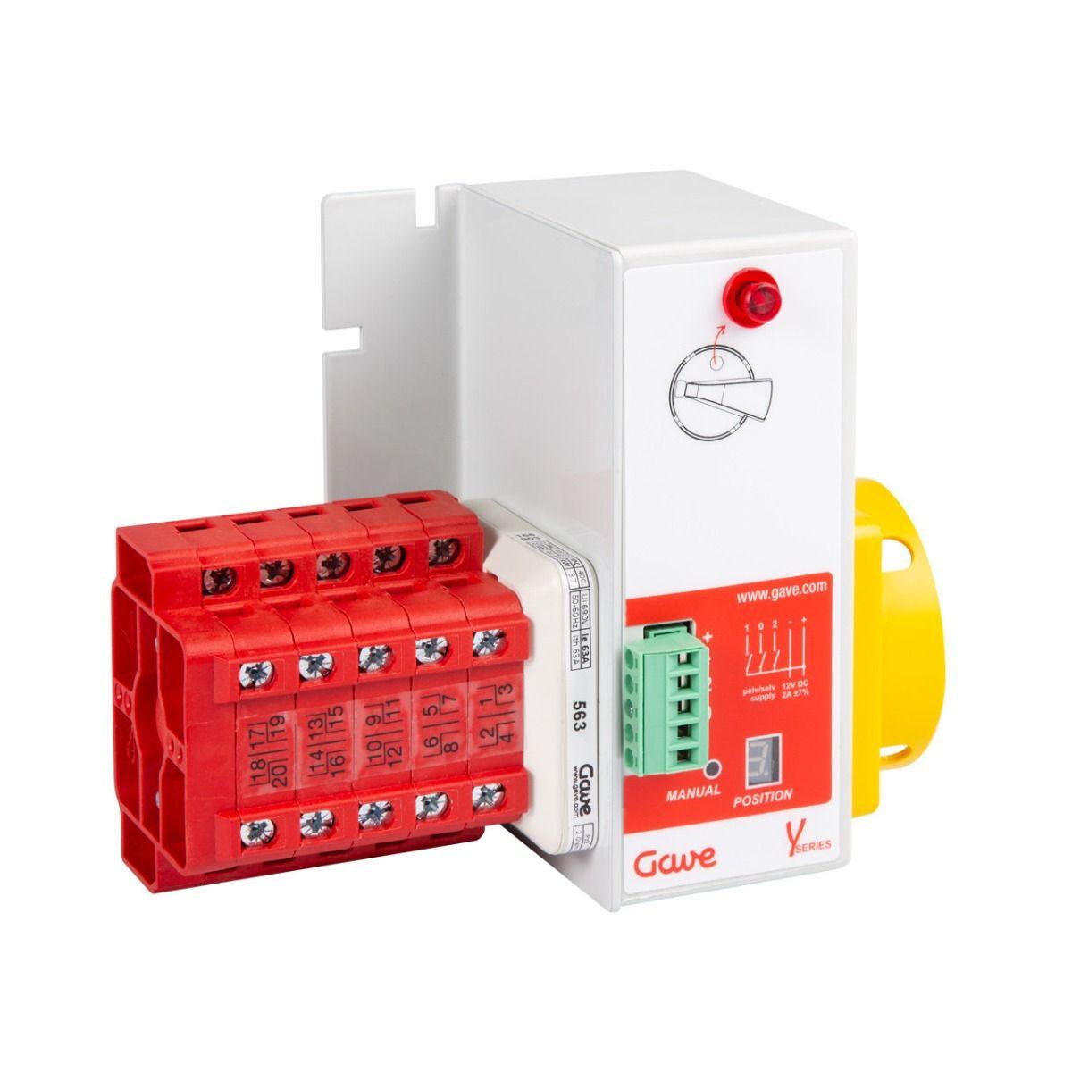 Motorised Automatic Transfer Change Over Switch 125A Gave Electro - VoltaconSolar