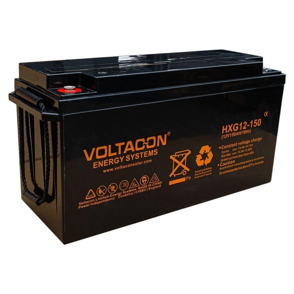 Off-Grid Solar Kit (Complete) 1500VA 12V. AGM Batteries. V-Power Station - VoltaconSolar