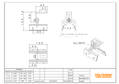 Perfect-fit Trapezoidal Metal Roof Solar Panel Mounting Bracket - Adjustable Voltacon