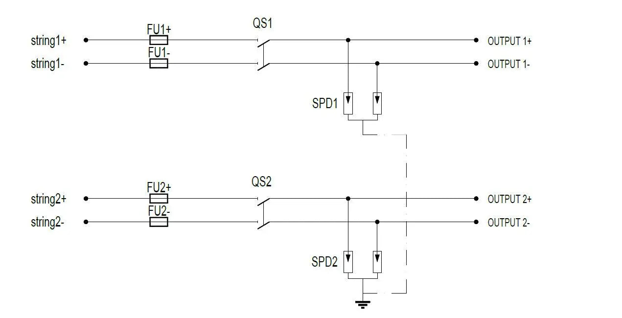 PV Combiner DC Switch Box 2-way Input 2-way Output – VoltaconSolar